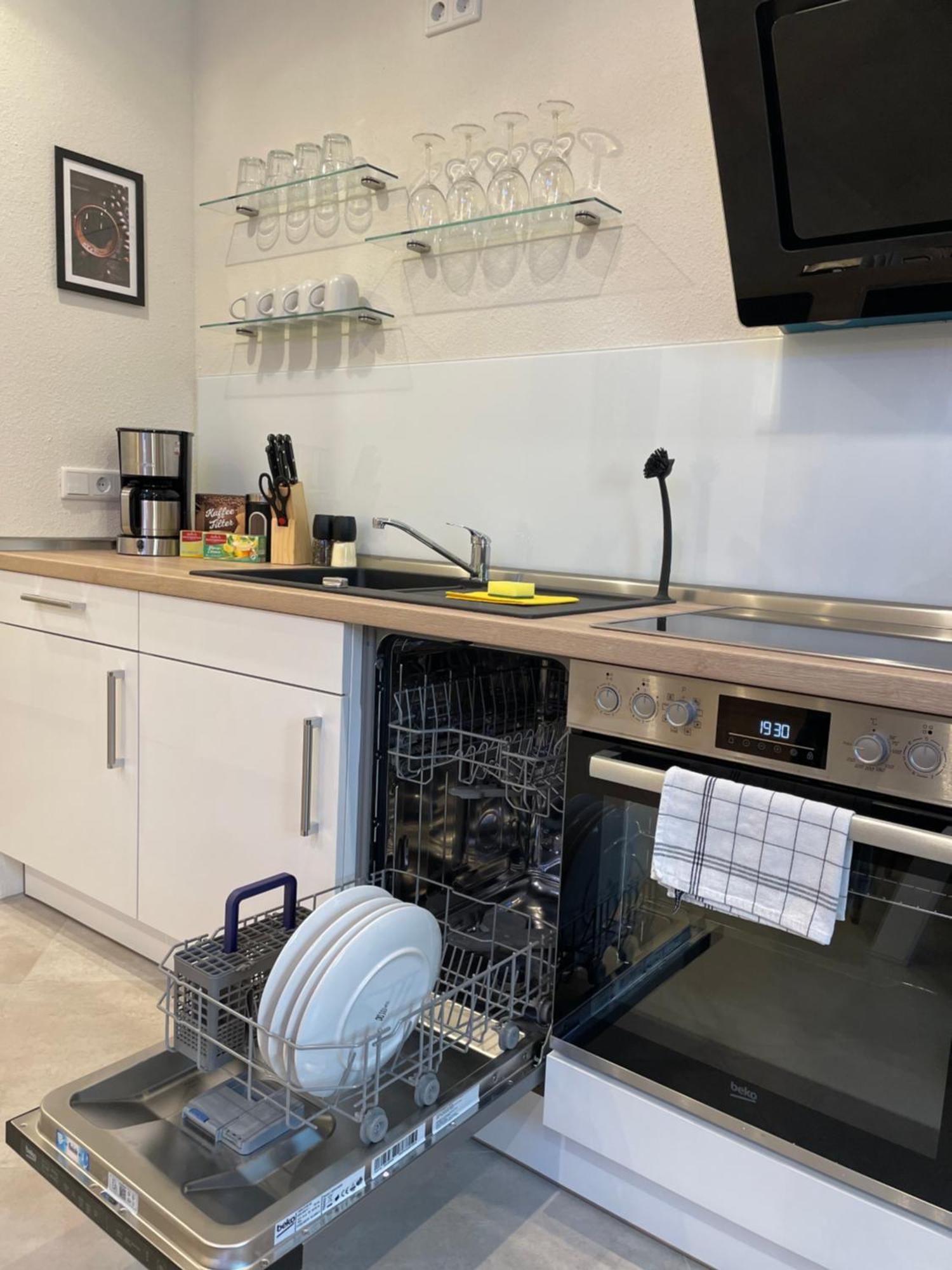 Moderne Ferienwohnungen In Dissen Esterno foto